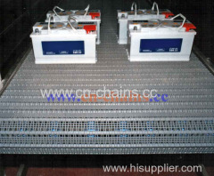 series E50 Flush Grid PU modular conveyor belt can be used in dishwash machinery