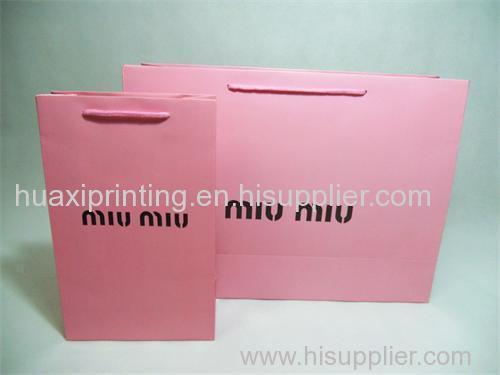 pink high quality handle bags