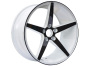 White black face alloy wheels in 18 inch