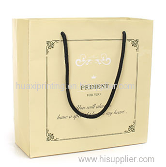 light yellow high quality handle bags