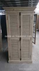 The old Chinese Fir with lock bar shutter door cabinet