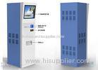 Freestanding WaterProof Outdoor Touch Screen Infor Kiosk With Ticketing Printing