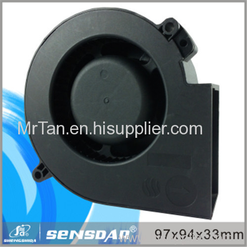 High qulity ROHS CE certified 97*94*33mm dc blower cooling fan from China for electronics and equipment