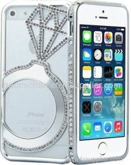 Luxury CZ Diamond Metal Bumper Case for Smart phones