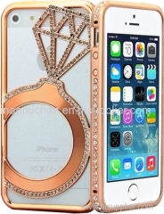 Luxury CZ Diamond Metal Bumper Case for Smart phones