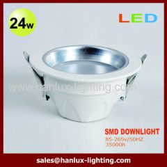 24W 2080lm SMD LED downlight
