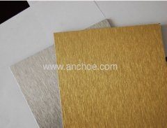 Brushed ACP ACM Aluminum Composite panel