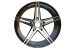 Alloy Wheels black machine face 17 and 18 inch