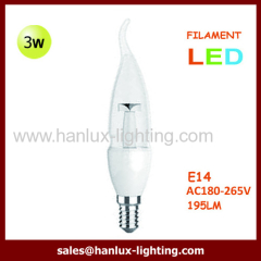 3W CANDLE LED FILAMENT LAMP