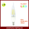 2.5W 300LM C35 base CE ROHS report FILAMENT LED lamp