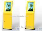 Digital Touch Screen Information Kiosk , Totem Kiosk Free Floor Standing