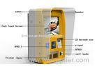 Outdoor Wall Mounted Self Service Payment Commercial Kiosk With Printer