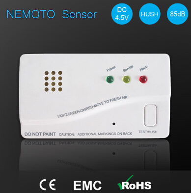 Battery included portable Nemoto sensor co detector