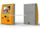 Touch Screen Ticket Vending Machine Wall MountedKiosk With Bankcard RFID Card Reader
