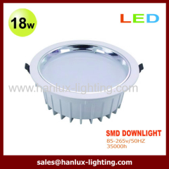 18W 930lm SMD LED downlight