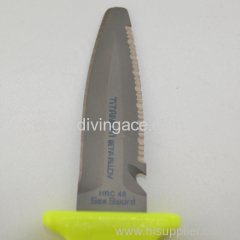 Camping gear/knife for hunting/titanium survival knife
