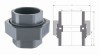 PVC-U PIPE FITTINGS FOR WATER SUPPLY UNION (DIN)