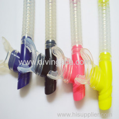 Hot sale 2014 newest silicone full-dry diving snorkel