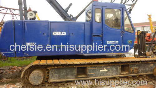 Used KOBELCO 7055(55T) Crawler Crane