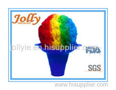 shaved ice flower cup plastic