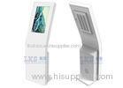 Free Standing Large Screen Panel PC Information Health Kiosk With IR Touch