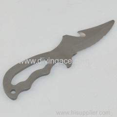 Titanium knife for diving/diving equipment