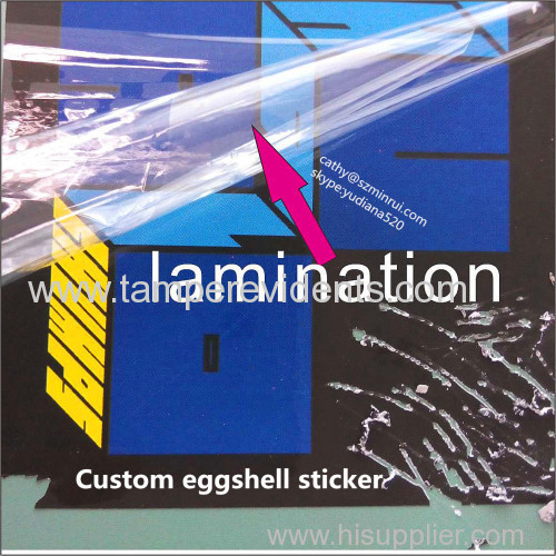 high gloss water proof adheisve sticker