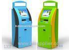 Free Standing LCD Dual Screen Retail Mall Kiosk Swipe Card Reader Kiosk