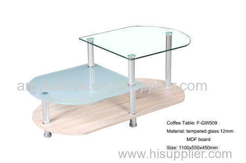 Novel design living room furniture MDF coffee table