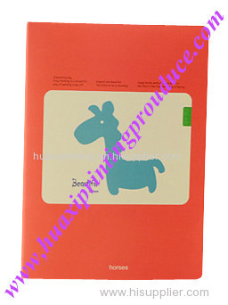 wooden horse notebooks in high quality