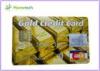 Real Capacity 2gb / 4gb / 8gb 16gb 32gb GOLD Credit Card shape USB Storage Deivce