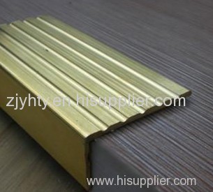 stairway Non slip Tread copper extrusion profile