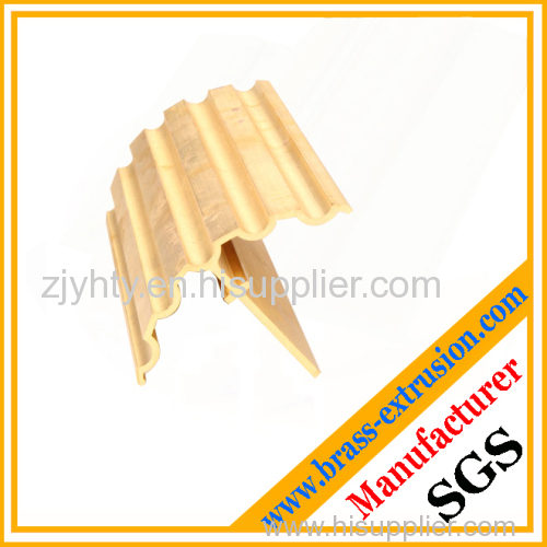 brass handrail extrusion profile section