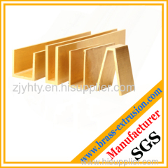 different shape brass extrusion profile