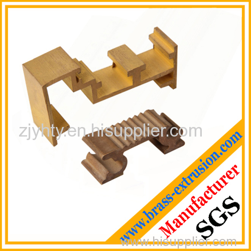 solid brass building material extrusion section of window and door