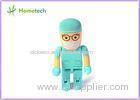 Custom Made 8GB / 16GB Cartoon Character USB Drives / USB 2.0 Character Green