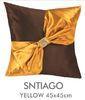 Decorative Seat Handmade Decorative Pillows Toss , Orange Faux Silk Cushion