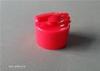 Red PP Caps and Closures Solid red Flip Top Cap for Detergent bottle