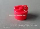 Red PP Caps and Closures Solid red Flip Top Cap for Detergent bottle