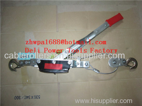 Cable Puller Hand Come Along Dual Drive Ratchet Cable Puller