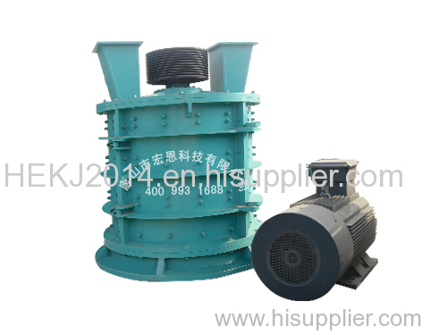 Vertical shaft hammer-type crusher