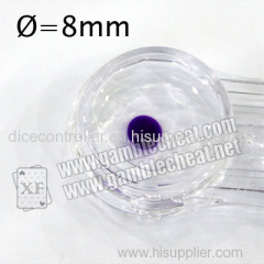 XF brand UV contact lenses with 8mm pupil diameter marked cards invisible ink