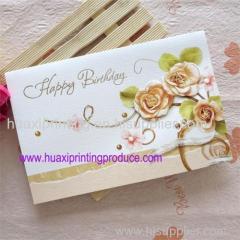 square and vividly flower greeting cards