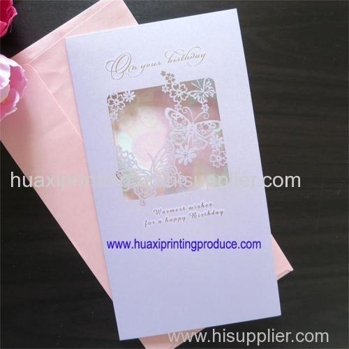 square and vividly flower birthday cards