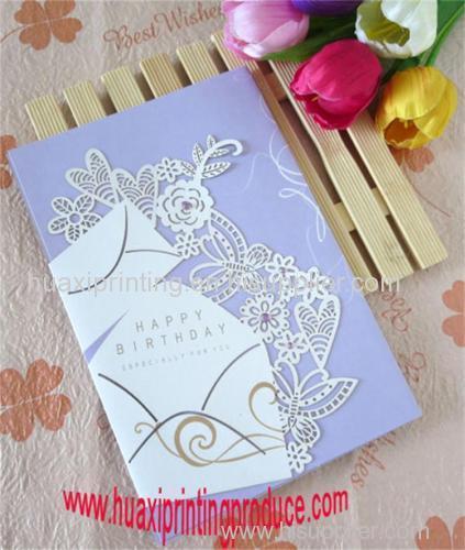 square and vividly flower birthday cards
