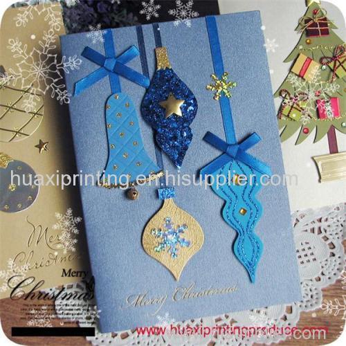 square and vividly flower chiristmas cards