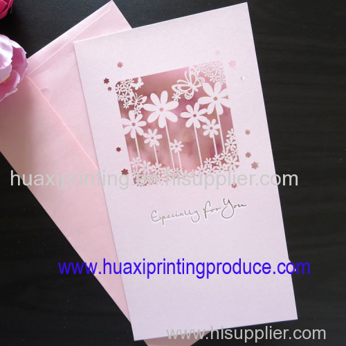 square and vividly flower greeting cards