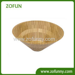 Hot selling bamboo salad bowl made of nature bamboo