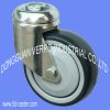 TPR noise absorbing swivel medical casters