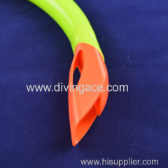 Green dry snorkel/scuba snorkel/diving snorkel